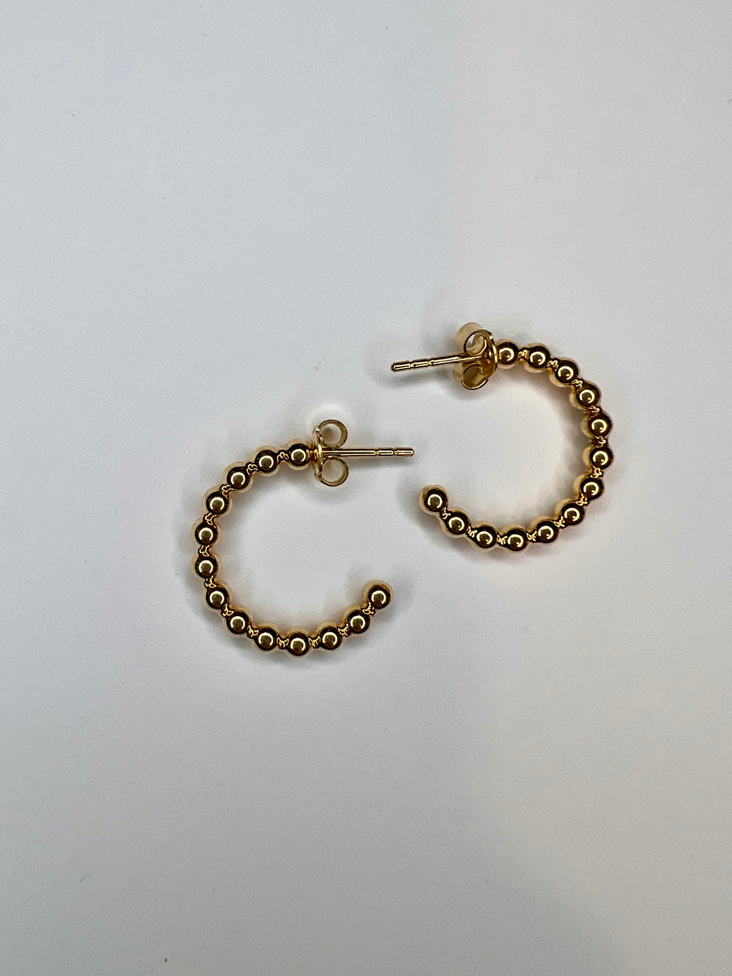 Bubble Gold Hoops